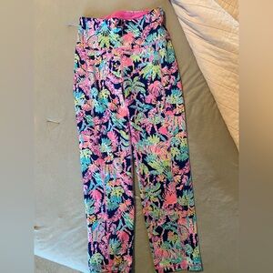 Lilly Pulitzer Weekender Crop Leggings Seen and Herd Print Size XS